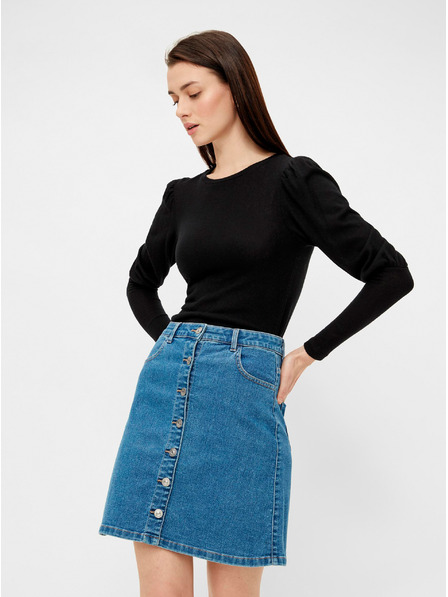 Pieces Schwarzes T-Shirt Pieces Monice