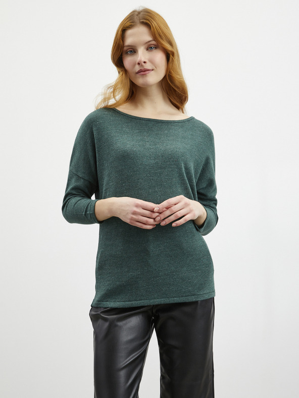 ZOOT.lab Dunkelgrünes Damenstrickshirt ZOOT.lab Aria