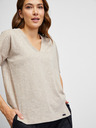 ZOOT.lab Beigefarbenes Leinen-T-Shirt METROOPOLIS von ZOOT.lab Oprah