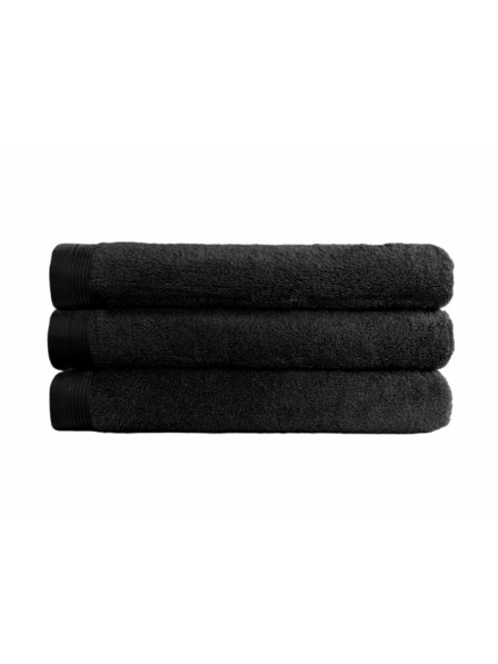 Kapatex Frottee-Badetuch Klassik 70x140cm schwarz