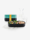 Lékué Schwarz-türkisfarbene Lunchbox Lékué LunchBox To Go (1000 ml)