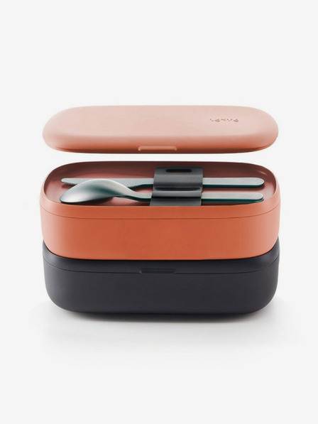 Lékué Schwarz-orange Lékué LunchBox To Go (1000 ml)