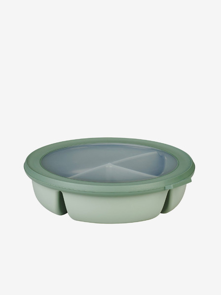 Mepal Hellgrüne Schale mit drei Fächern Mepal Bento-Schale Cirqula 250+250+500 ml