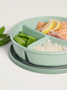 Mepal Hellgrüne Schale mit drei Fächern Mepal Bento-Schale Cirqula 250+250+500 ml