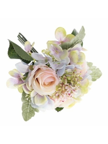 Casa de Engel Künstlicher Blumenstrauß mit Rosen und Hortensien, 24/144