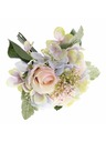Casa de Engel Künstlicher Blumenstrauß mit Rosen und Hortensien, 24/144