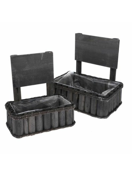 Casa de Engel Topfdeckel aus Holz mit PVC - 2er Set, 0/8