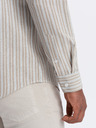 Ombre Clothing Herren-Baumwollhemd REGULAR FIT mit feinen Streifen Ombre Clothing