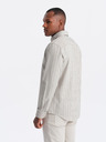 Ombre Clothing Herren-Baumwollhemd REGULAR FIT mit feinen Streifen Ombre Clothing