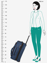 Travelite Travelite Basics Seesack auf Rädern S Navy/orange