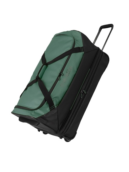 Travelite Travelite Basics Wheeled Duffle exp. Schwarz/Grün