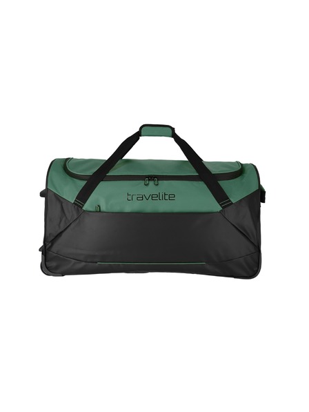 Travelite Travelite Basics Trolley Reisetasche Schwarz/Grün