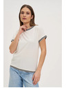 Moodo Damen T-Shirt Weiß Moodo