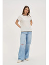 Moodo Damen T-Shirt Weiß Moodo
