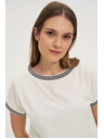 Moodo Damen T-Shirt Weiß Moodo