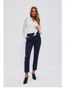Moodo Weiß Damen Bluse Moodo