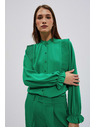 Moodo Grüne Damenbluse Moodo