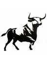 Casa de Engel Holz-Wanddekoration - Stier, 0/25