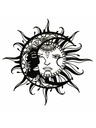 Casa de Engel Holz-Wanddekoration - Sonne, 0/25