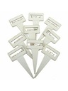 Casa de Engel Holz-Pflanzenmarkierer - Kräuter (SK), Set 9-teilig, 0/25