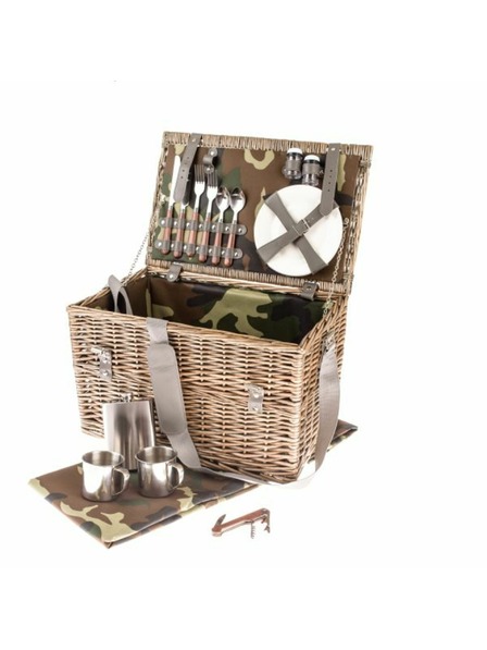 Casa de Engel Picknickkorb aus Weide für 2 Personen, 0/2