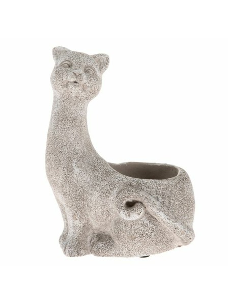Casa de Engel Beton-Blumentopf - Katze, 0/12