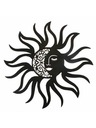 Casa de Engel Holz-Wanddekoration - Sonne, 0/25