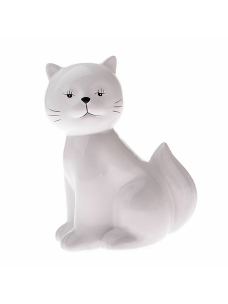 Casa de Engel Keramische Spardose - Katze, weiß, 0/24