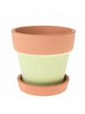 Casa de Engel Keramik-Blumentopfübertopf mit Untersetzer, 0/24
