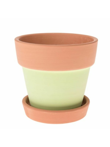 Casa de Engel Keramik-Blumentopfübertopf mit Untersetzer, 0/24