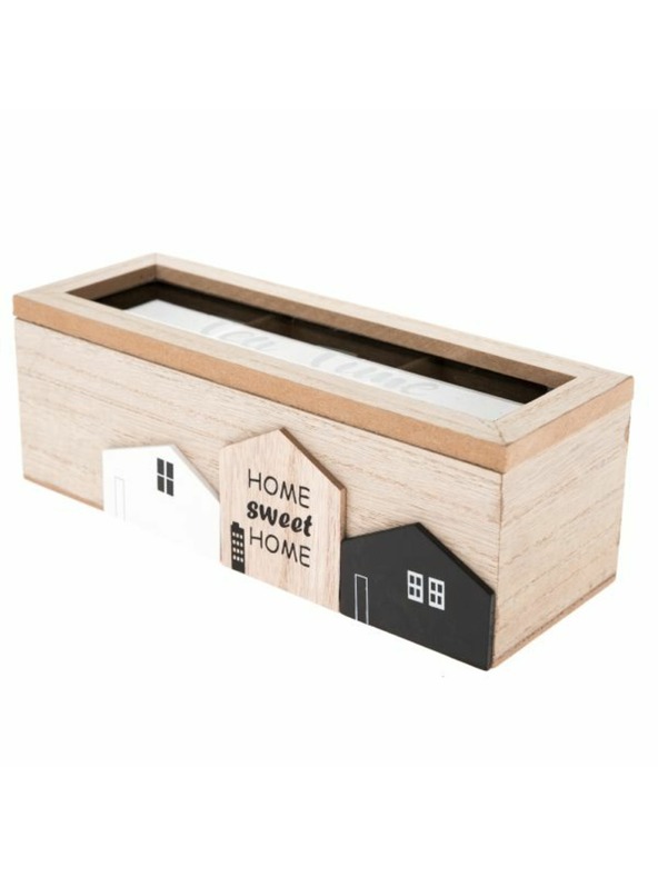 Casa de Engel Holzkiste für Tee, 6/24