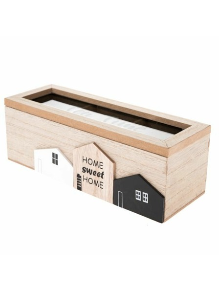 Casa de Engel Holzkiste für Tee, 6/24