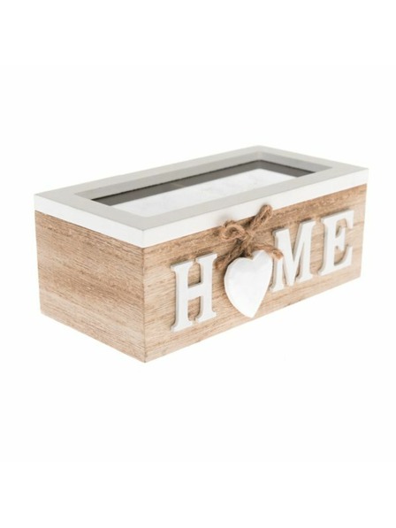 Casa de Engel Holzkiste mit 2 Fächern, 2/32