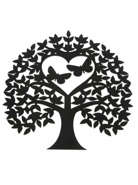 Casa de Engel Holzdekoration für die Wand - Baum mit Schmetterlingen, 0/25