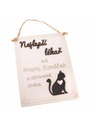 Casa de Engel Holz-Hängeschild mit Aufschrift (CZ), 0/50