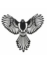 Casa de Engel Holz-Wanddekoration - Vogel, 0/25