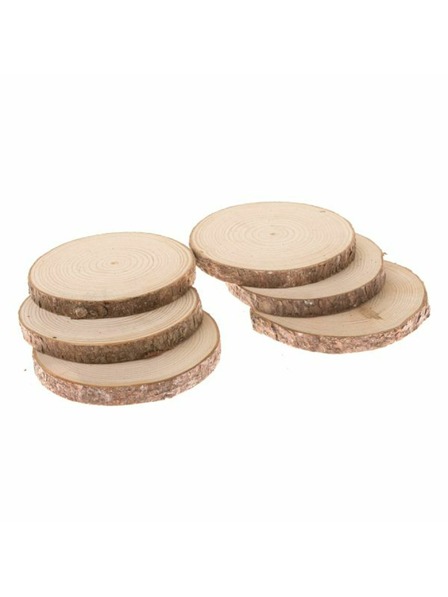 Casa de Engel Natürliche Holzplatte - 6er Set, 0/36