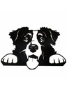 Casa de Engel Holz-Wanddekoration - Hund, 0/25