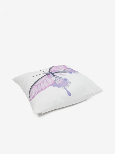 Kaemingk Weißes Outdoor-Kissen mit Kaemingk-Motiv