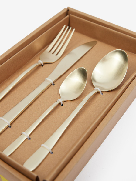 Kaemingk Gold Kaemingk Edelstahlbesteck-Set (16 Teile)