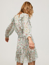 Pepe Jeans Cremefarbenes Damen-Blumenkleid mit Volant von Pepe Jeans Dina