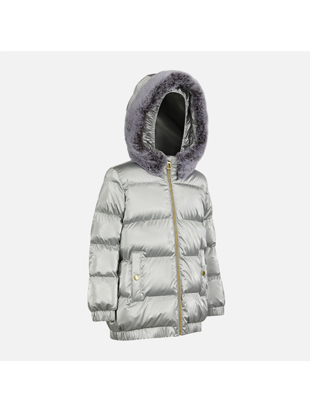 Geox Silberne Mädchen Jacke Geox Backsie