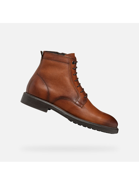 Geox Braune Herren Stiefeletten Geox Tiberio