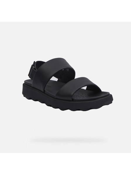 Geox Schwarze Herren Geox Spherica Ec6 Sandalen