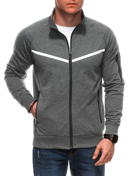 Edoti Herren Sweatjacke B1708 - grau OTHER