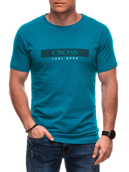 Edoti Herren T-Shirt mit Aufdruck S2033 - weiß OTHER