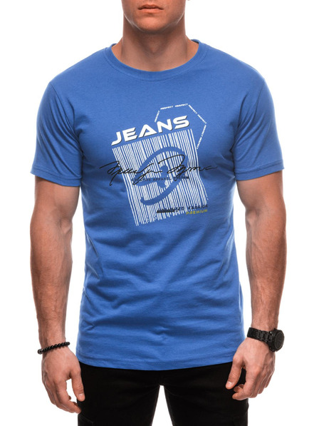 Edoti Herren T-Shirt mit Aufdruck S2033 - weiß OTHER