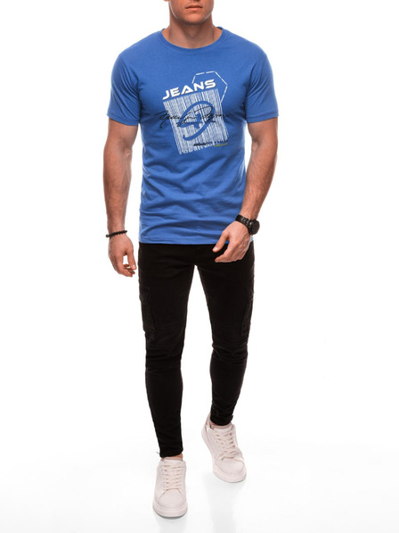 Edoti Herren T-Shirt mit Aufdruck S2033 - weiß OTHER