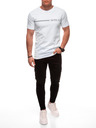 Edoti Herren T-Shirt mit Aufdruck S2025 - weiß OTHER