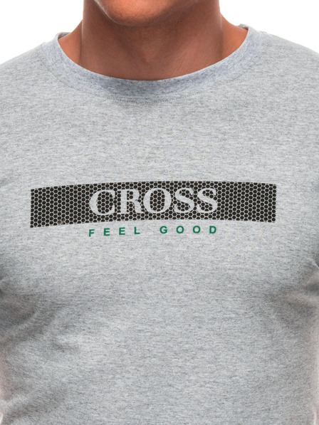 Edoti Herren T-Shirt mit Aufdruck S2033 - weiß OTHER